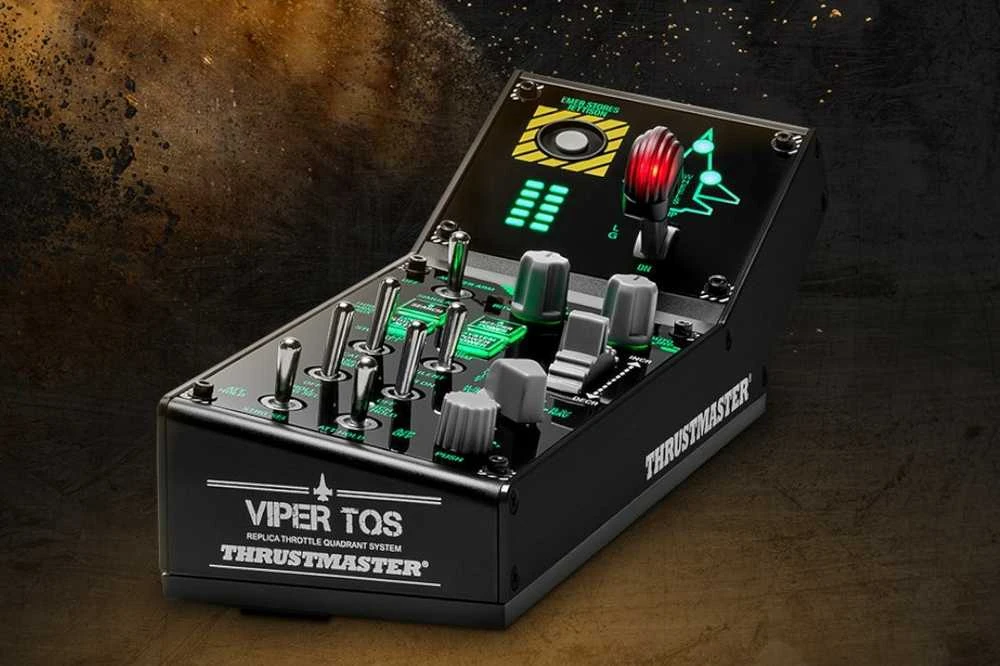 Thrustmaster Viper Mission Pack pasaulinė versija | Thrustmaster | Viper TQS misijos paketas | Juodas | Droselis