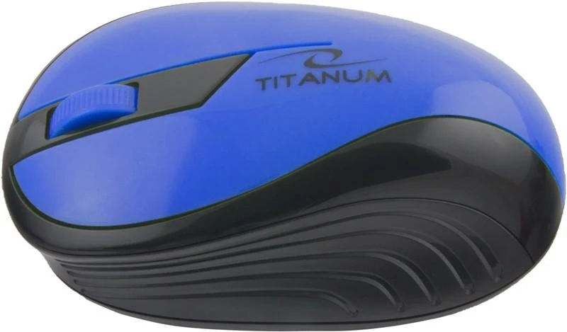 Titanum Belaidė pelė Esperanza TM114B, mėlynai juoda