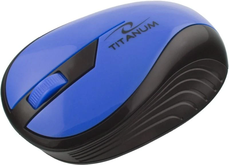 Titanum Belaidė pelė Esperanza TM114B, mėlynai juoda