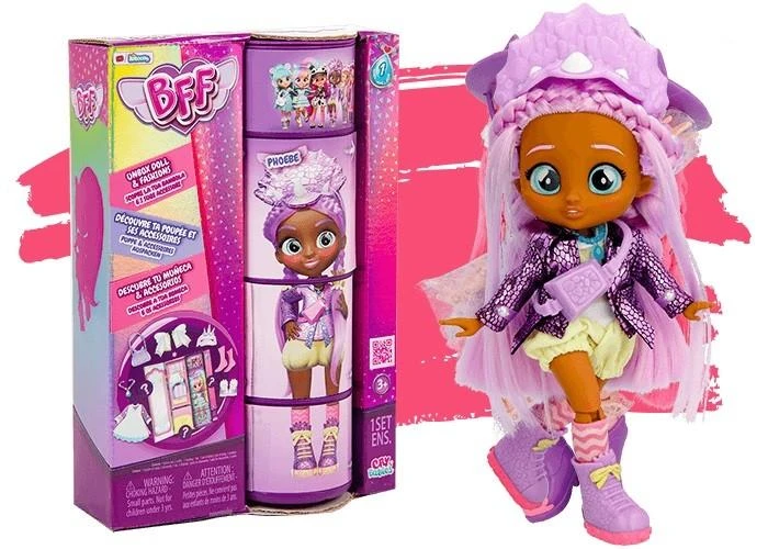 Lėlė su priedais Tm Toys Cry Babies BFF Phoebe