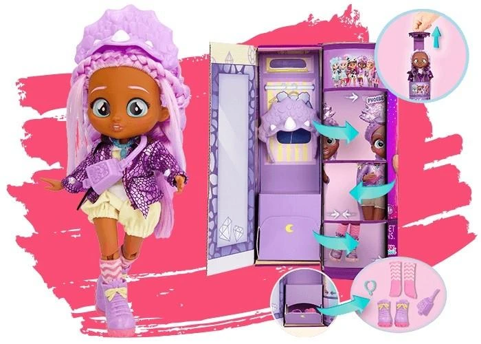 Lėlė su priedais Tm Toys Cry Babies BFF Phoebe