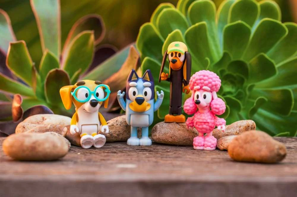 TM Toys Bluey - 4 figūrėlių rinkinys - Bluey ir draugai (90202)
