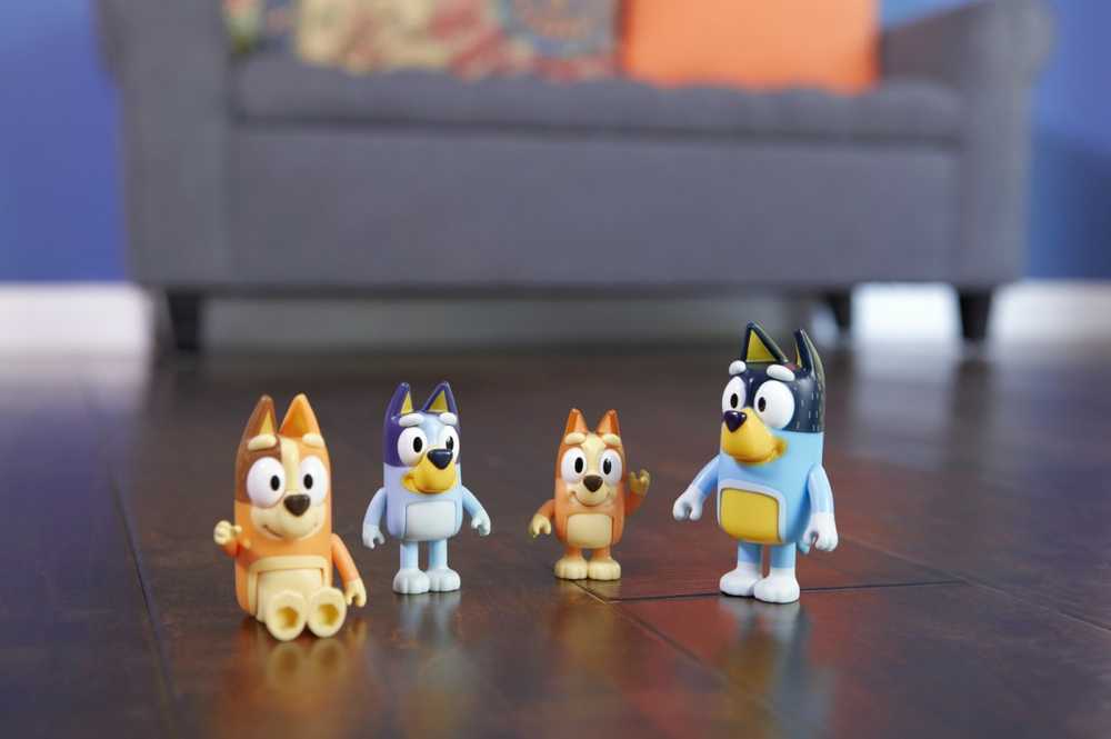 TM Toys Figūrėlių rinkinys Bluey šeima 4 vnt