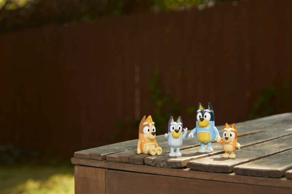 TM Toys Figūrėlių rinkinys Bluey šeima 4 vnt