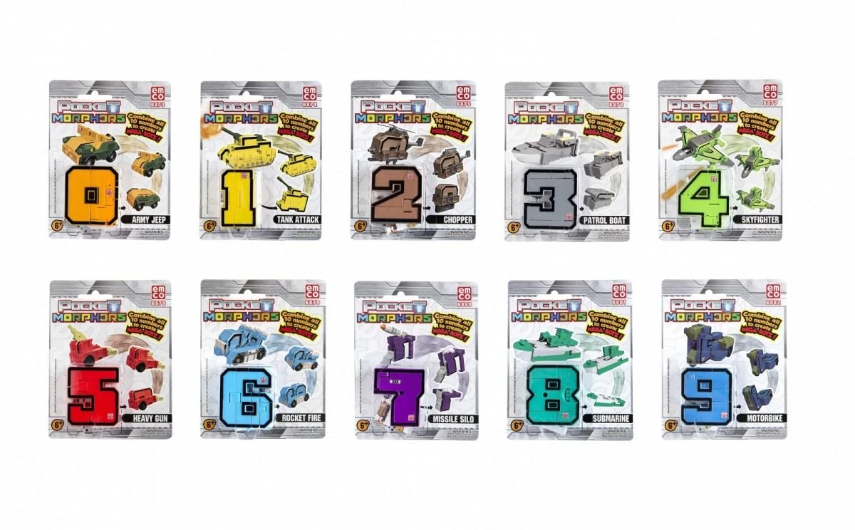 POCKET MORPHERS Kišeninis konstruktorius aprašymas - Prekės nuotrauka