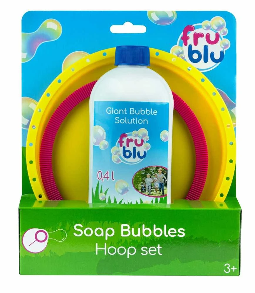 TM Toys Muilo burbulų rinkinys su lankeliu Fru Blu 0,4L, 3+, spalvotas