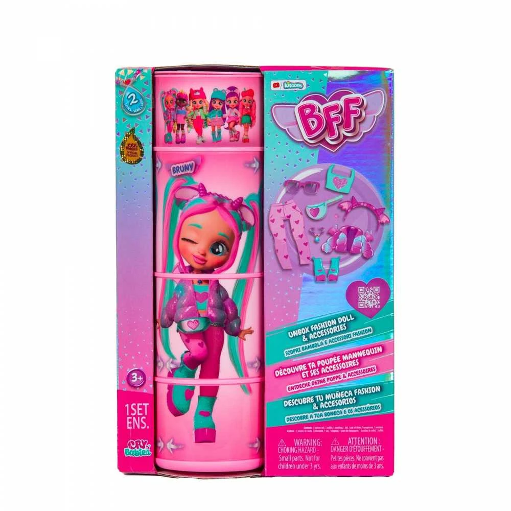 Lėlė su priedais Tm Toys Cry Babies BFF Bruny