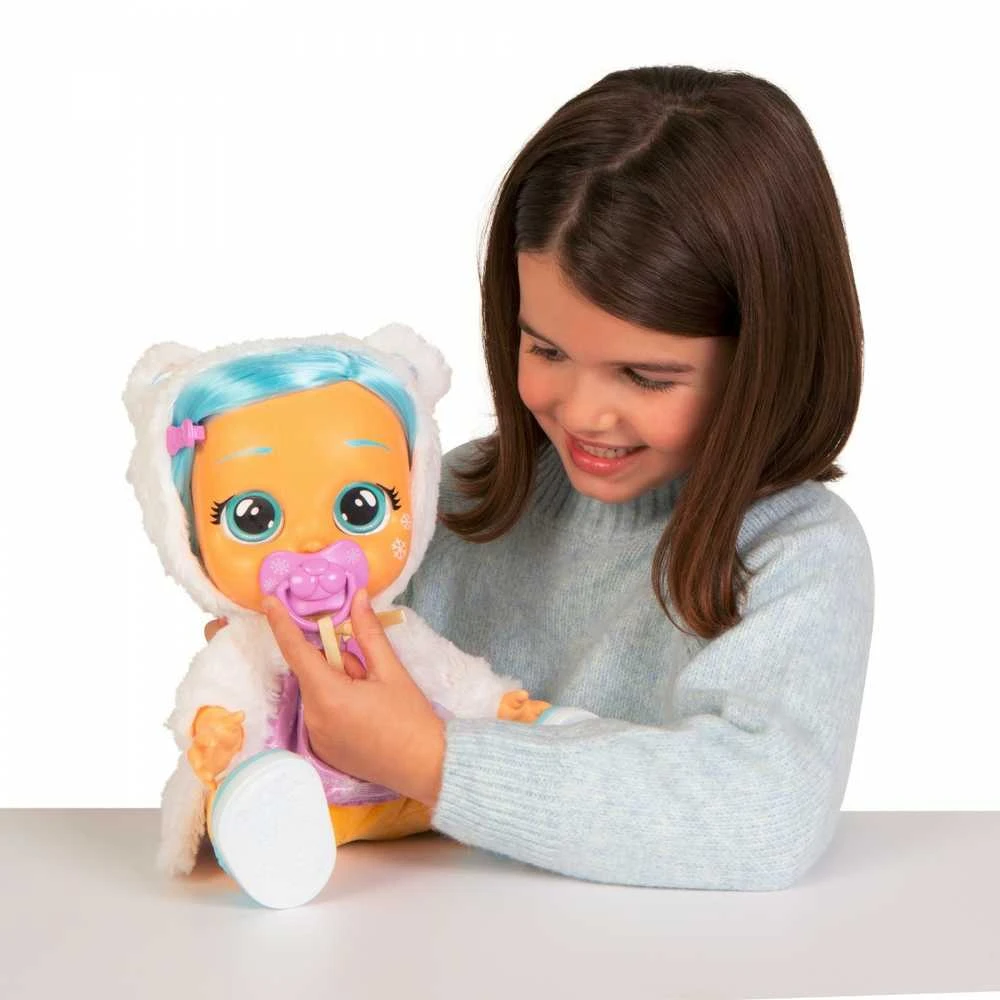 Lėlė kūdikis su priedais Tm Toys Cry Babies Kristal Gets Sick & Feels Better
