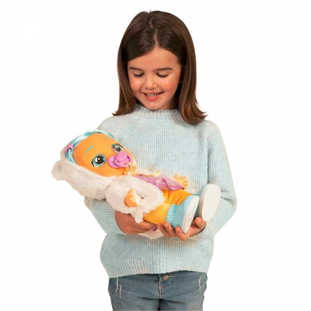Lėlė kūdikis su priedais Tm Toys Cry Babies Kristal Gets Sick & Feels Better