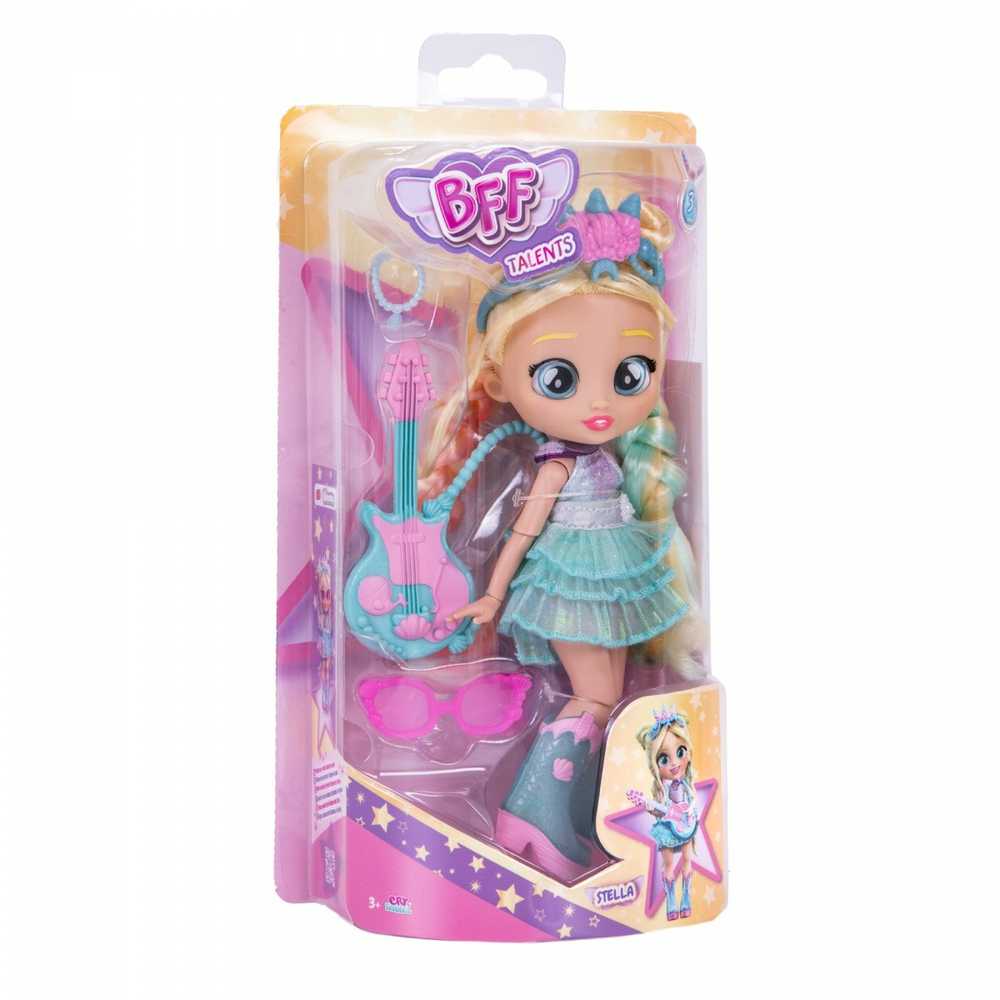 Lėlė su priedais Tm Toys Cry Babies BFF – Gitaristė Stella