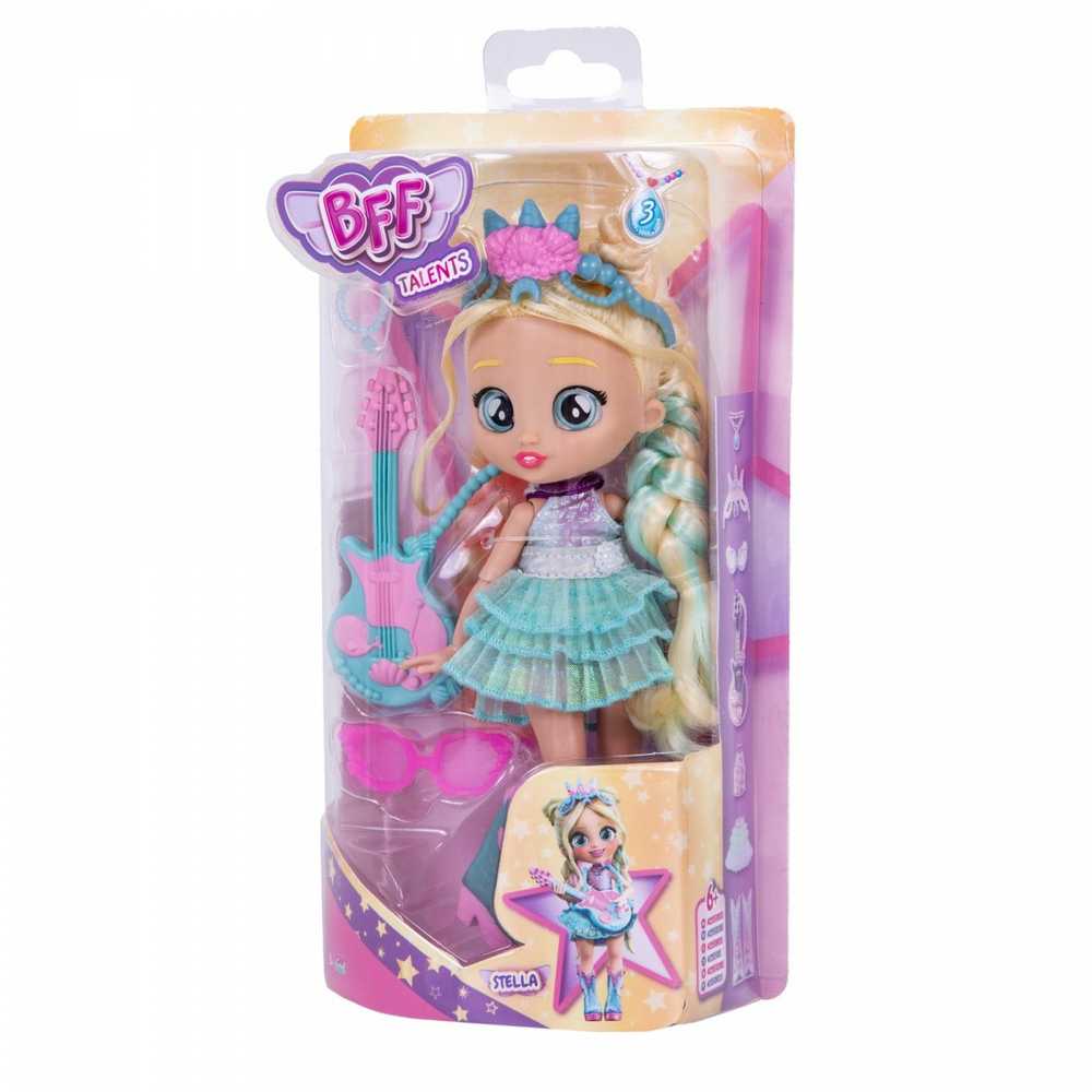 Lėlė su priedais Tm Toys Cry Babies BFF – Gitaristė Stella