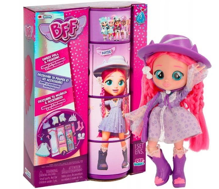 Lėlė su priedais Tm Toys Cry Babies BFF Katie