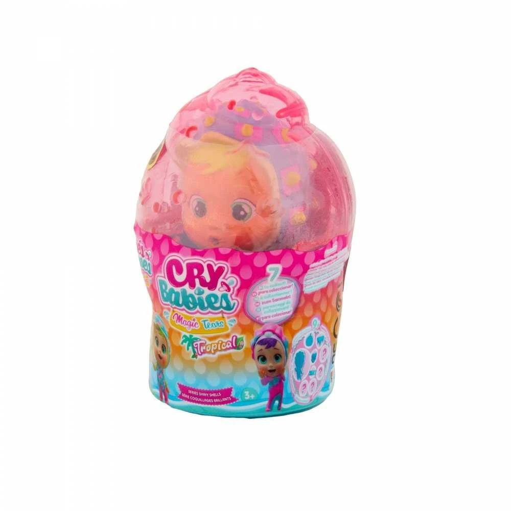TM Toys Lėlė Cry Babies Magic Tears Shiny Shells Sandy su blizgančia kriaukle