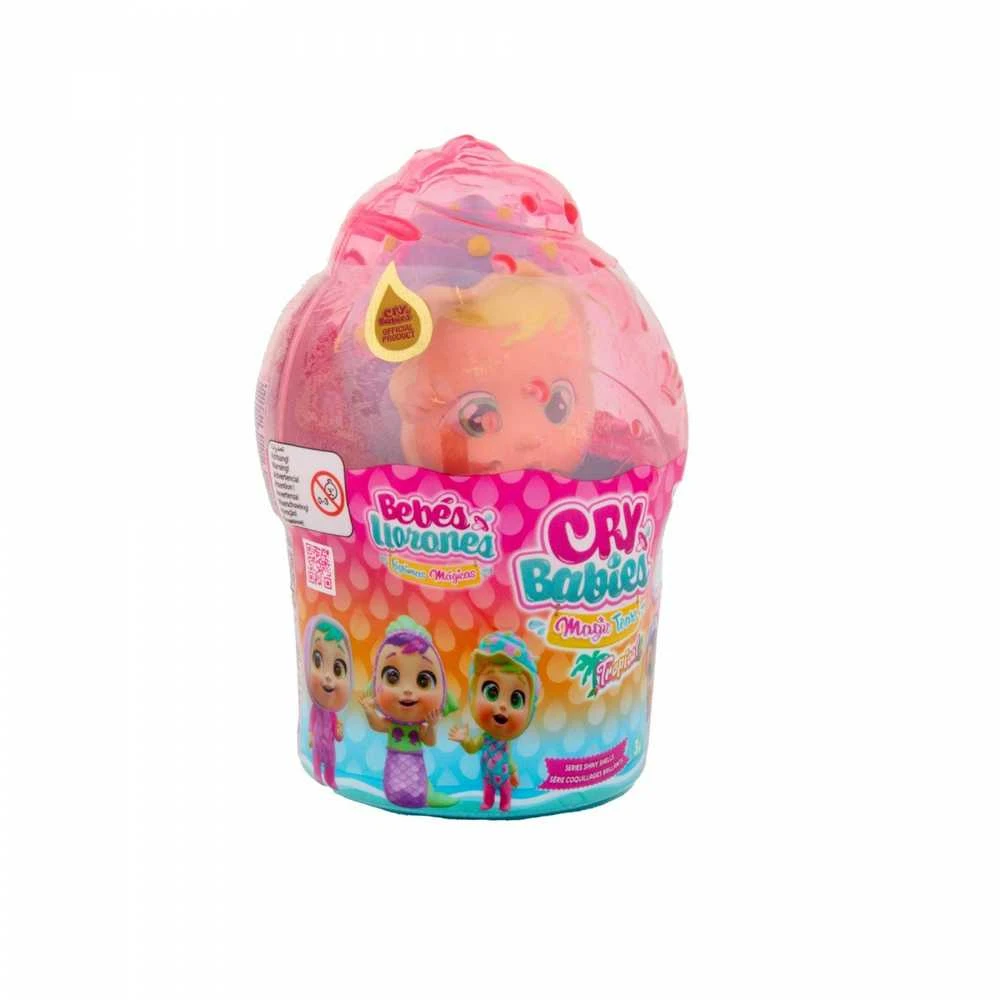 TM Toys Lėlė Cry Babies Magic Tears Shiny Shells Sandy su blizgančia kriaukle