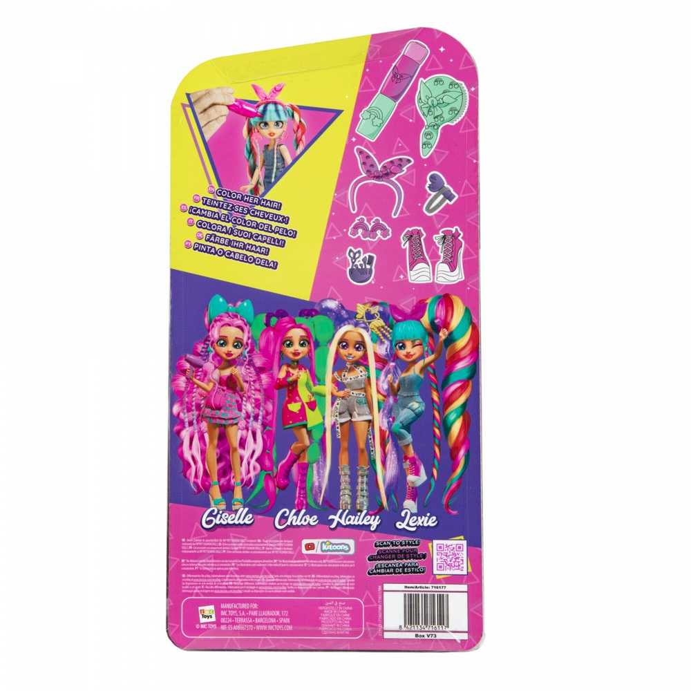 TM Toys Lėlė VIP Pets Hair Academy Lexie su ilgais plaukais