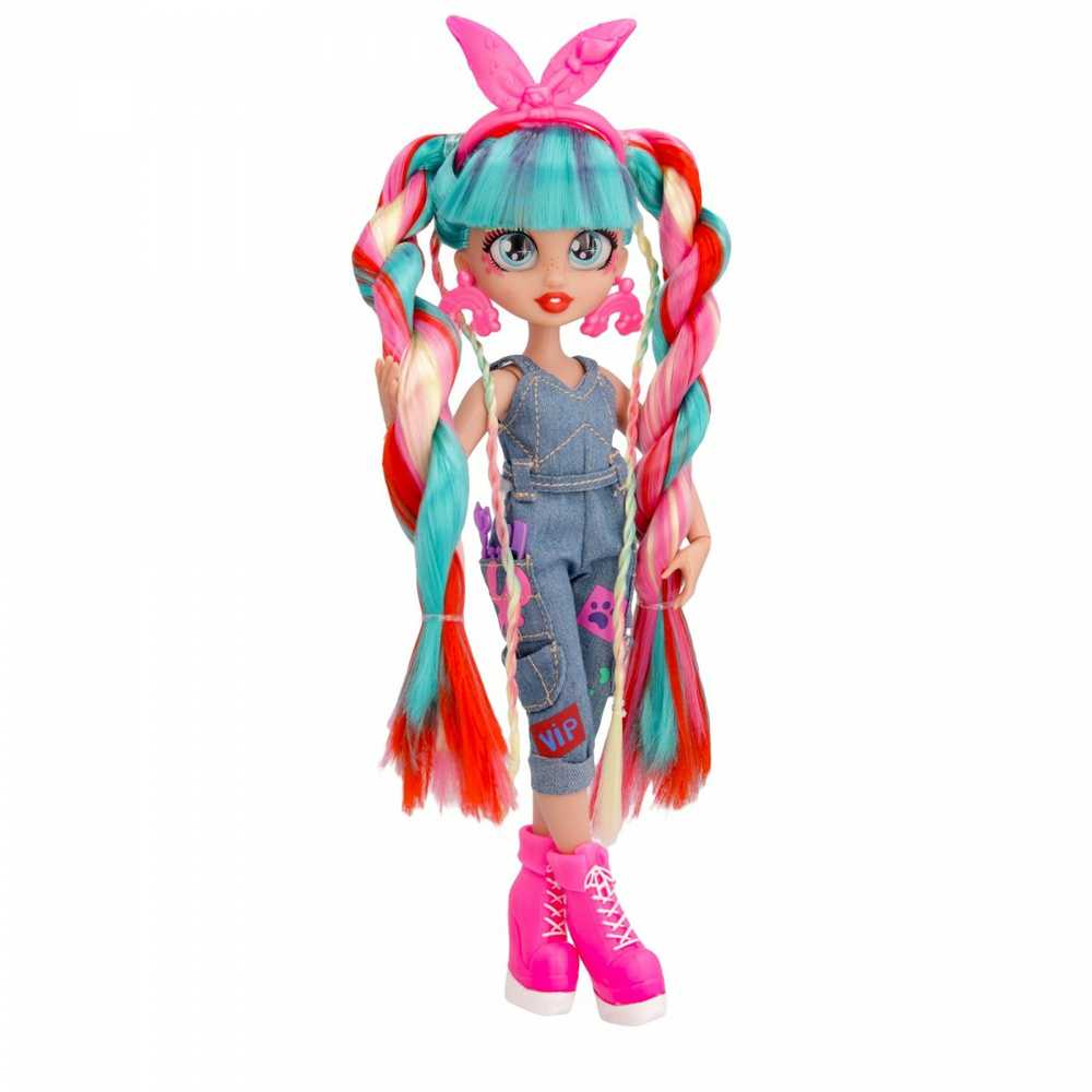 TM Toys Lėlė VIP Pets Hair Academy Lexie su ilgais plaukais