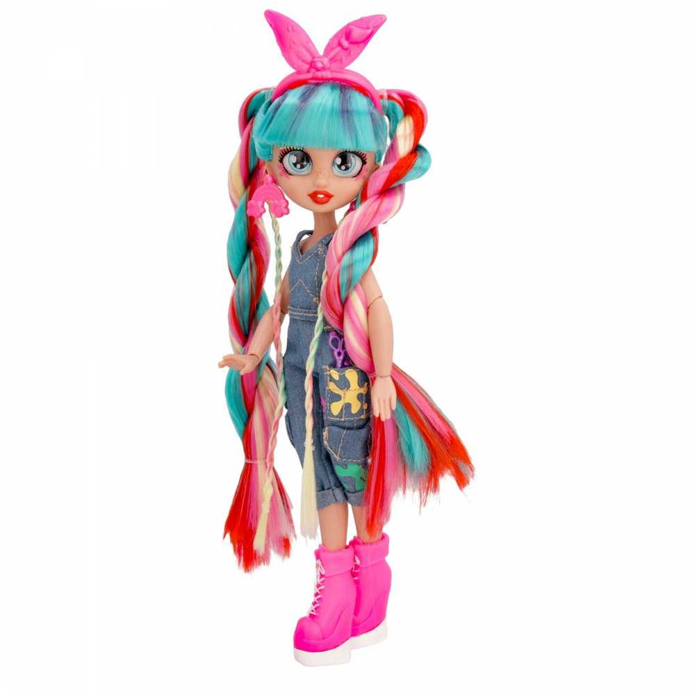 TM Toys Lėlė VIP Pets Hair Academy Lexie su ilgais plaukais