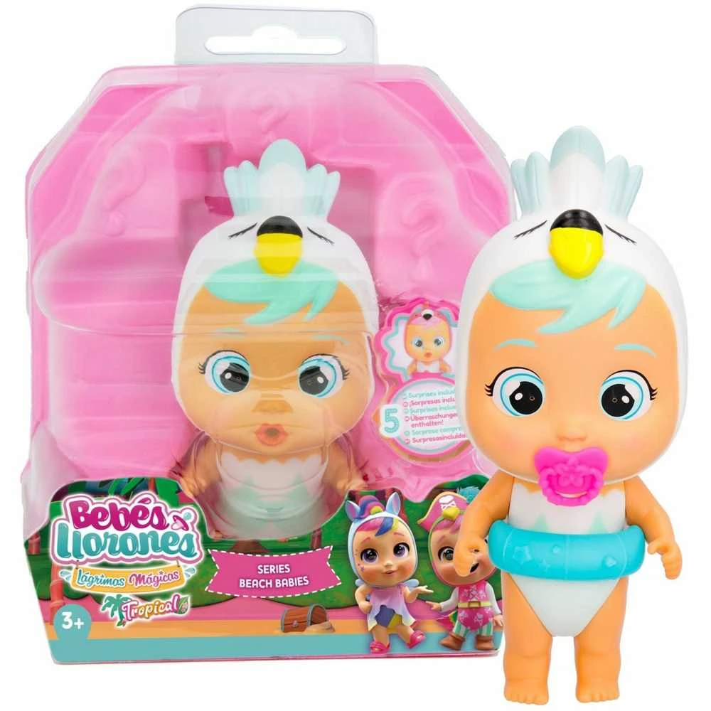 TM Toys Lėlė Cry Babies Magic Tears Beach Babies Sydney su aksesuarais
