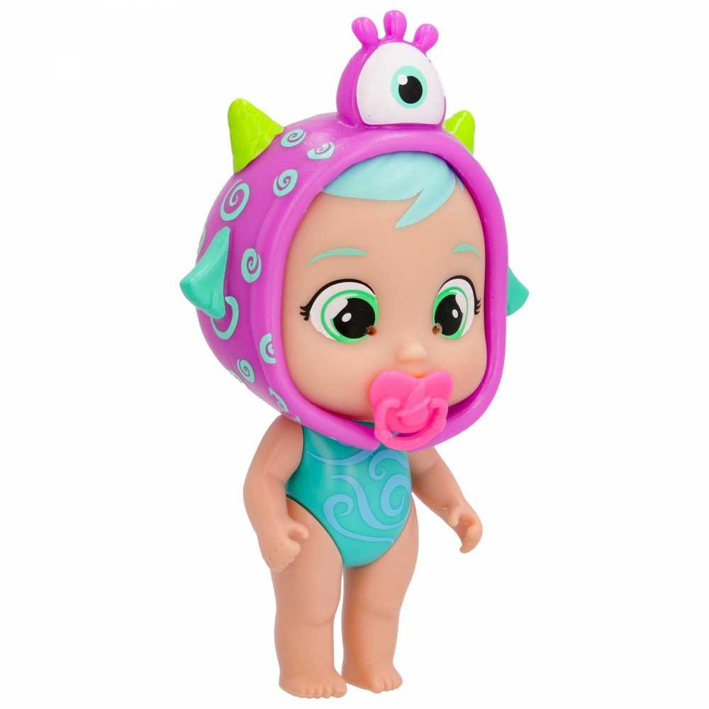 TM Toys Lėlė Cry Babies Magic Tears Jumpy Monsters Fuzz su silikoniniu kostiumu