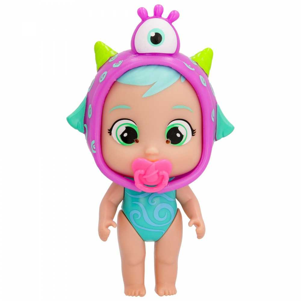 TM Toys Lėlė Cry Babies Magic Tears Jumpy Monsters Fuzz su silikoniniu kostiumu