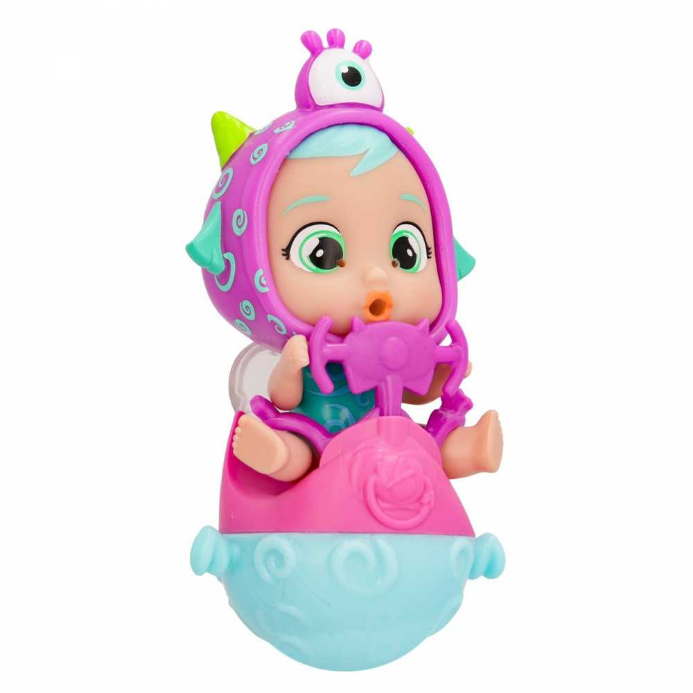 TM Toys Lėlė Cry Babies Magic Tears Jumpy Monsters Fuzz su silikoniniu kostiumu