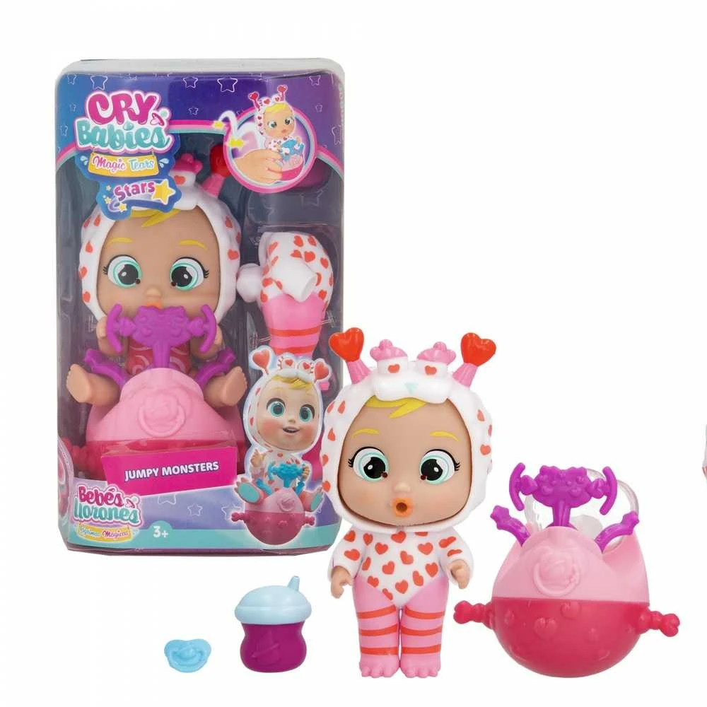 TM Toys TM Žaislai Lėlė Cry Babies Magic Tears Jumpy Monsters Momo