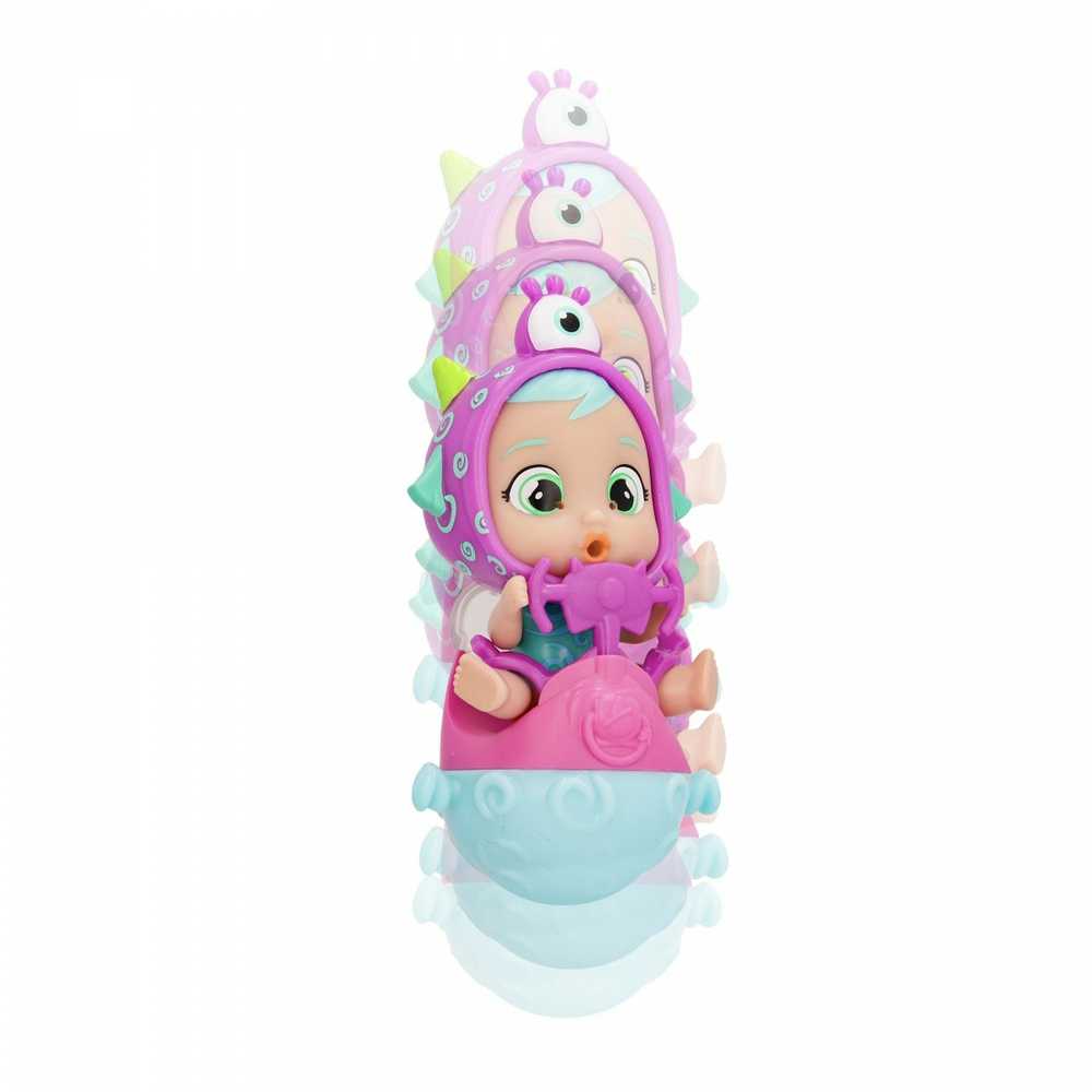 TM Toys Lėlė Cry Babies Magic Tears Jumpy Monsters Fuzz su silikoniniu kostiumu
