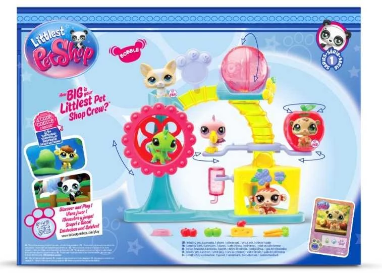 TM Toys LITTLEST PET SHOP rinkinys Linksmybių fabriko žaidimų aikštelė