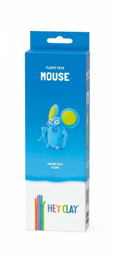 TM Toys HEY CLAY HCL30116CEE Figūrėlė Pūkuota Pets Mouse 3 pakuotė