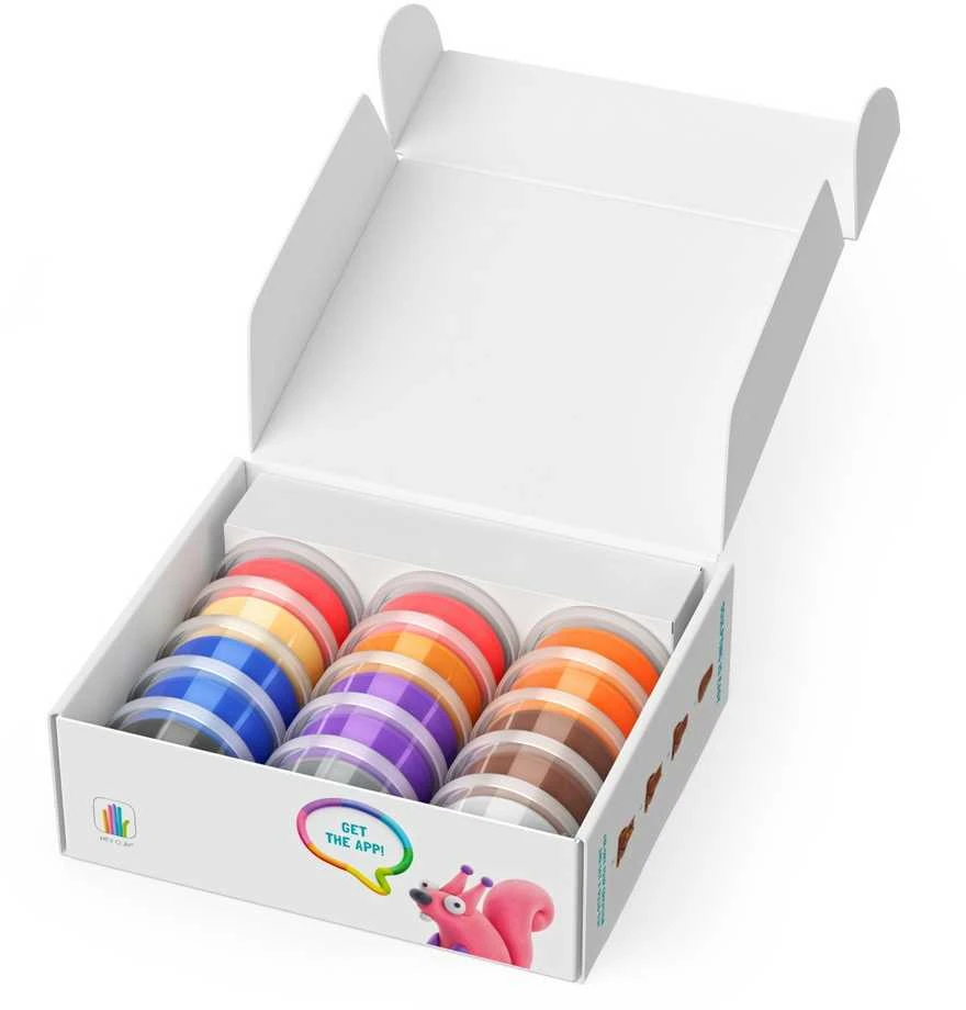 TM Toys Rankdarbių rinkinys Hey Clay miško gyvūnai su priedais