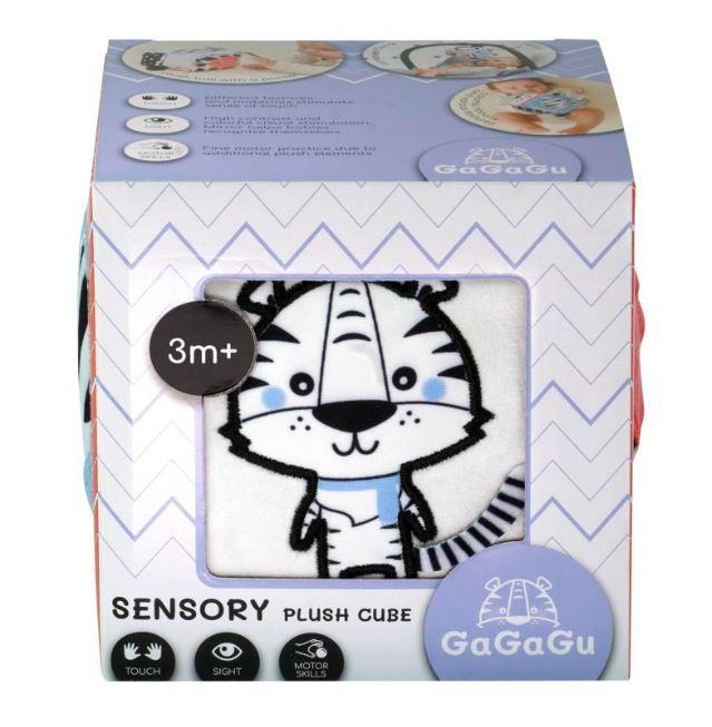 TM Toys Lavinimo kilimėlis pliušinis kubas 10x10 cm GaGaGu