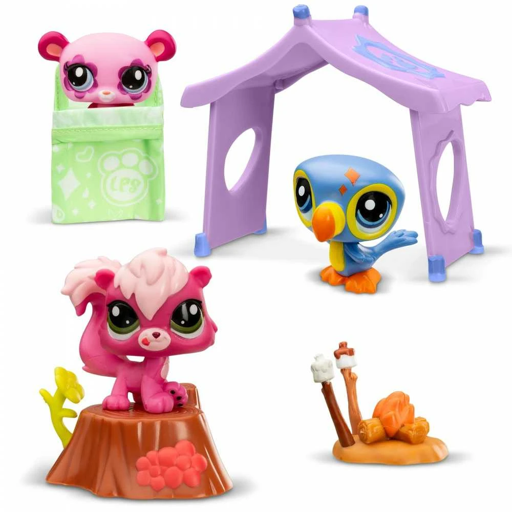 TM Toys Figūrėlių rinkinys Littlest Pet Shop stovyklavimui