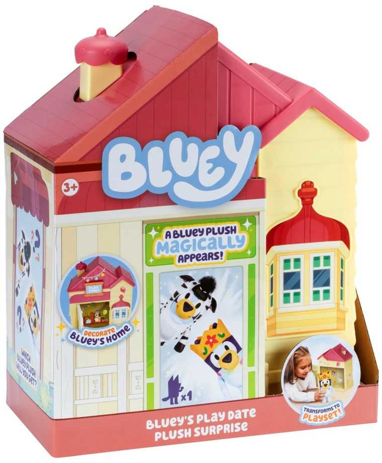 TM Toys Bluey - Bluey žaidimų pasimatymo pliušinis siurprizas (90319)