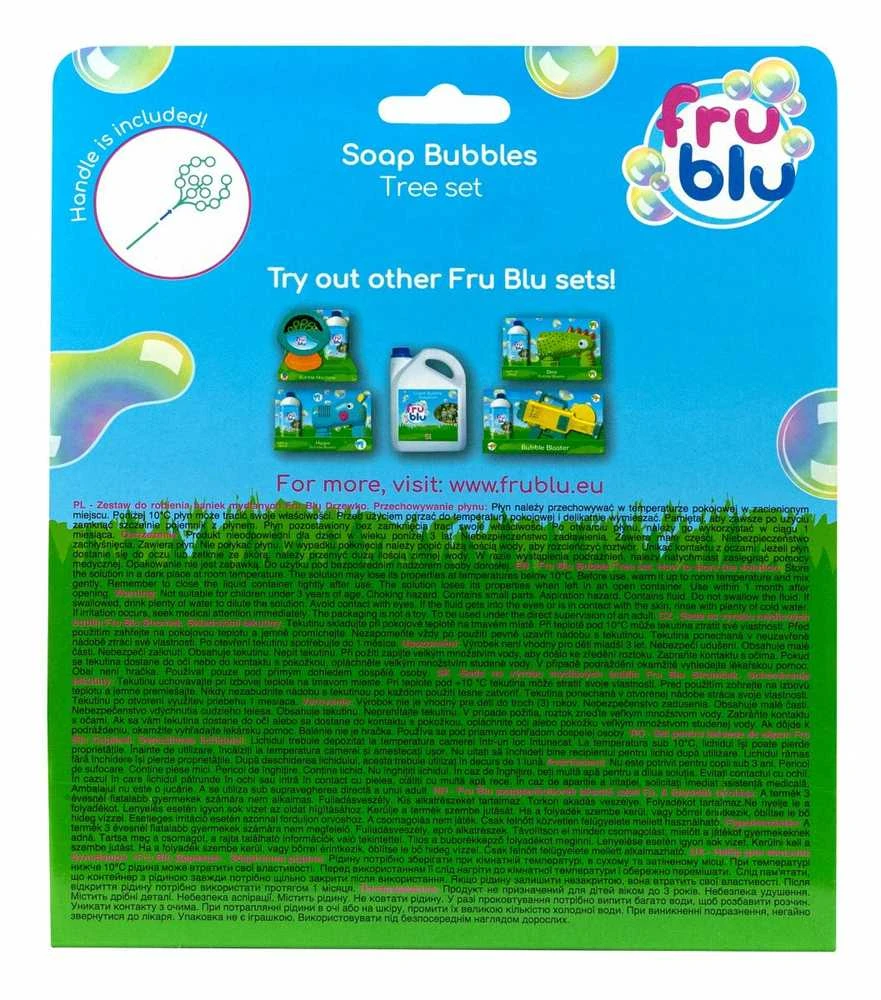 TM Toys Muilo burbulų rinkinys su medžiu ir skysčiu 0,4L, 3+, mėlyna/geltona