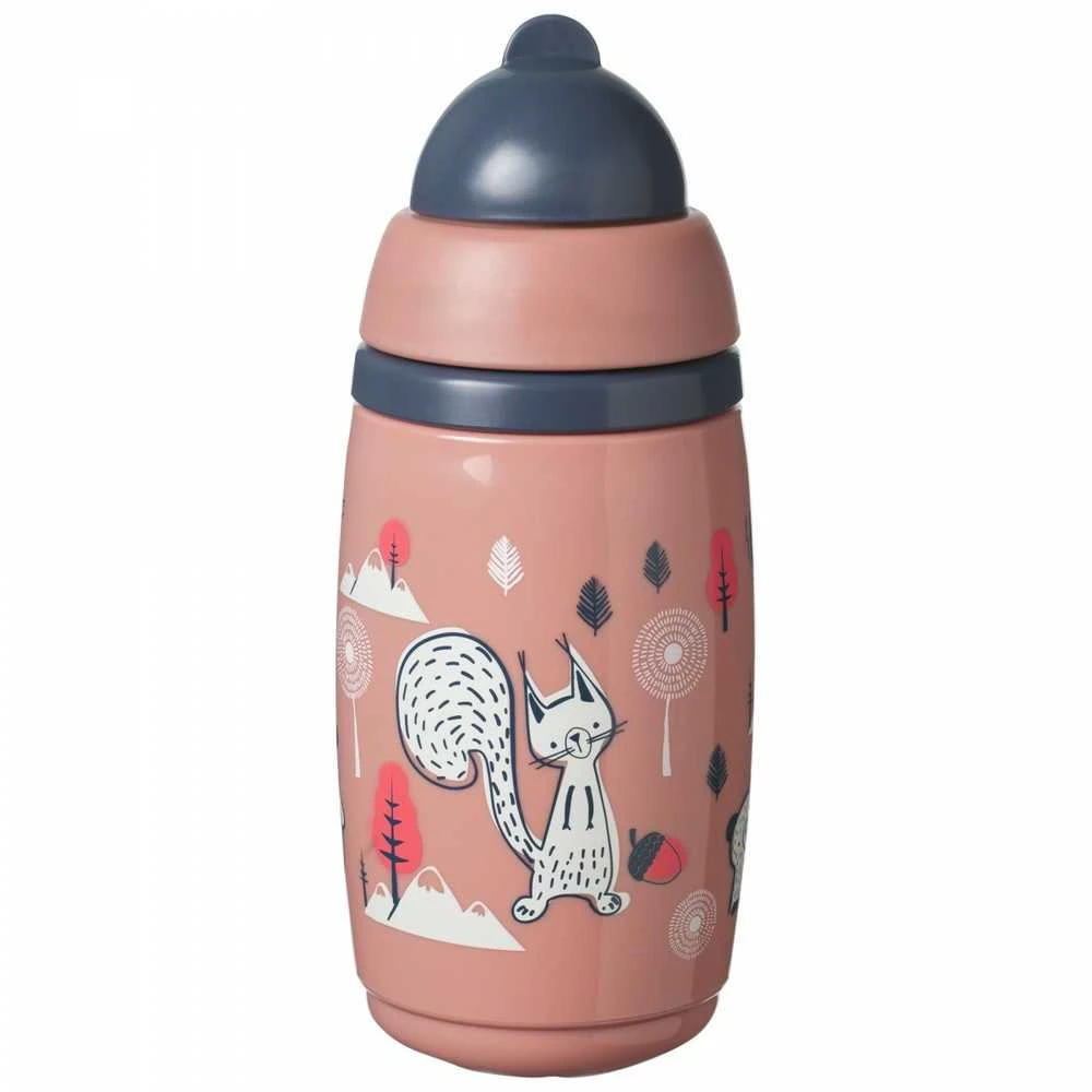 TOMMEE TIPPEE TTP447825 Vandens butelis su šiaudeliu Superstar 266ml rožinis