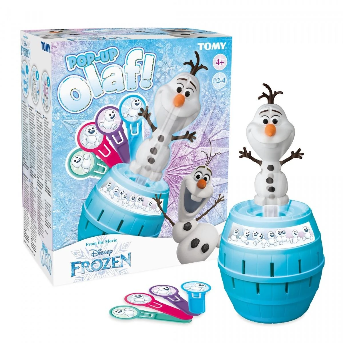 Tomy Toms Žaidimas Olaf's Barrel Pop Up