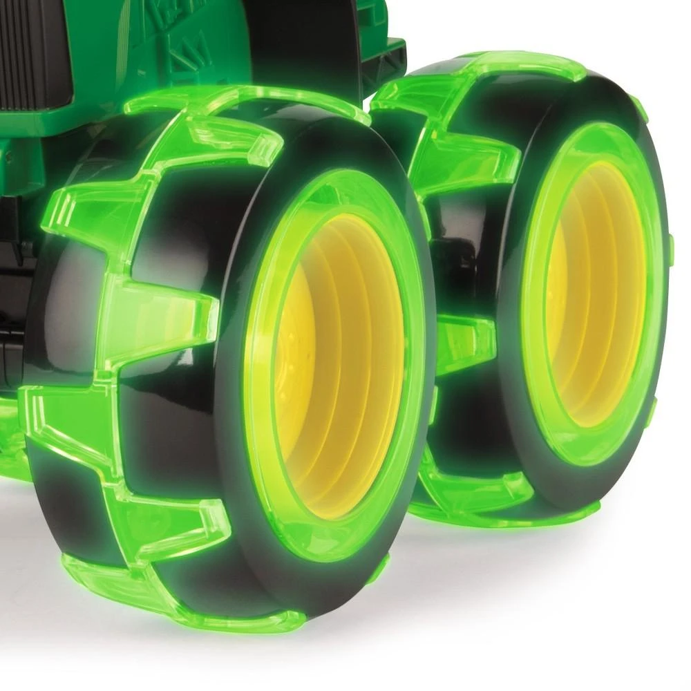 Tomy JOHN DEERE traktorius su šviečiančiais ratais Monster, 46434