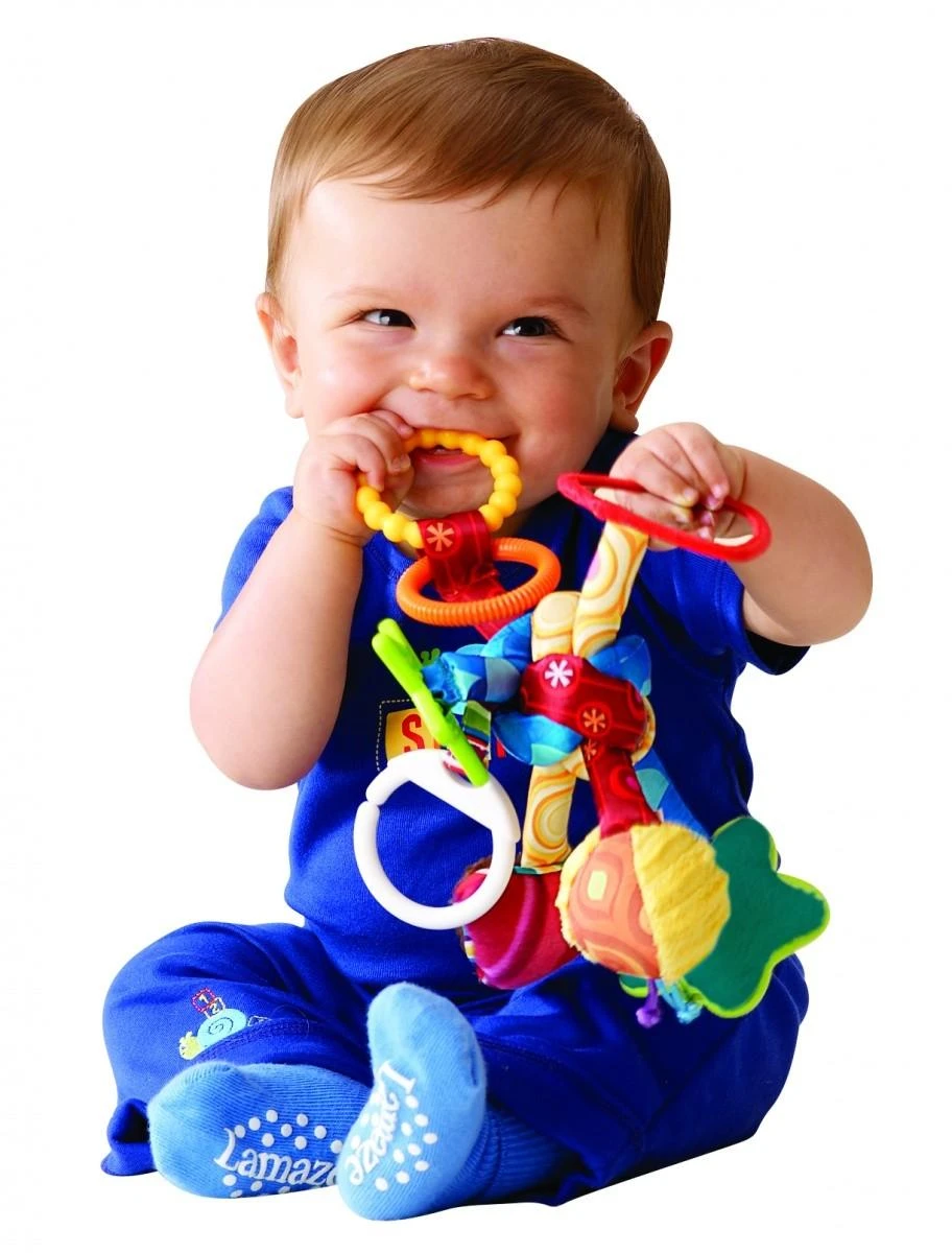 Lamaze Tug play knot pakabinamas žaislas kūdikiui
