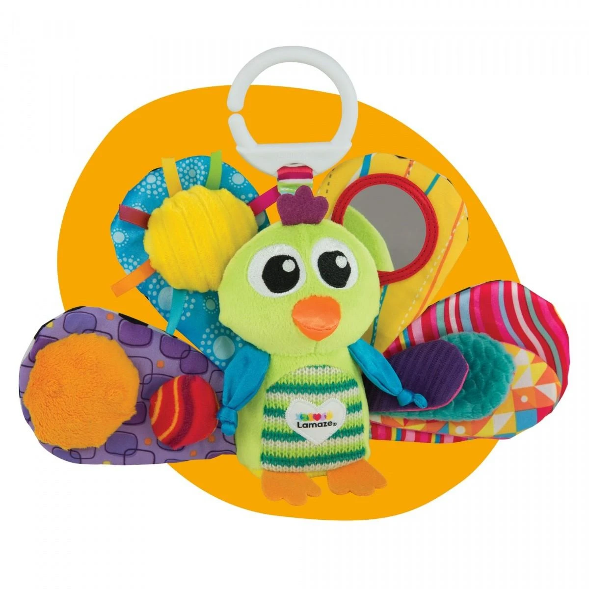 LAMAZE pakabinamas žaislas Povas Jacque, LC27013A