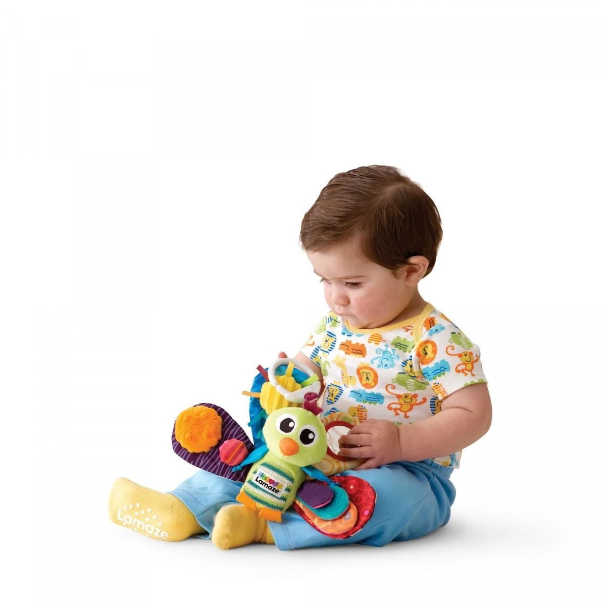 LAMAZE pakabinamas žaislas Povas Jacque, LC27013A