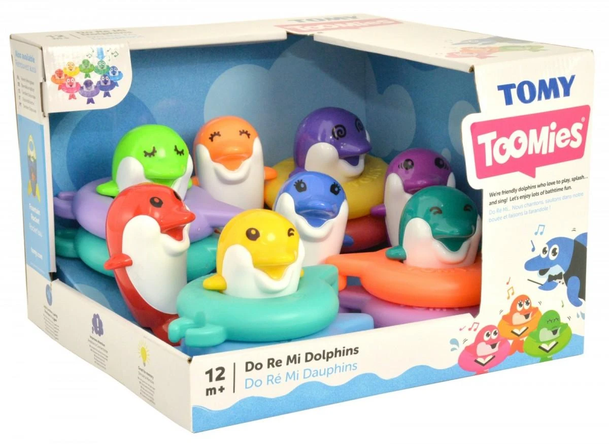 TOMY vonios žaislas Delfinai, E6528