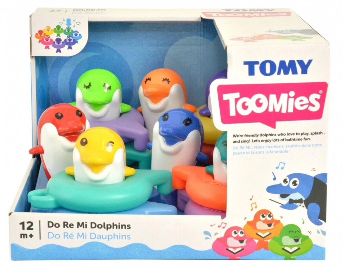 TOMY vonios žaislas Delfinai, E6528