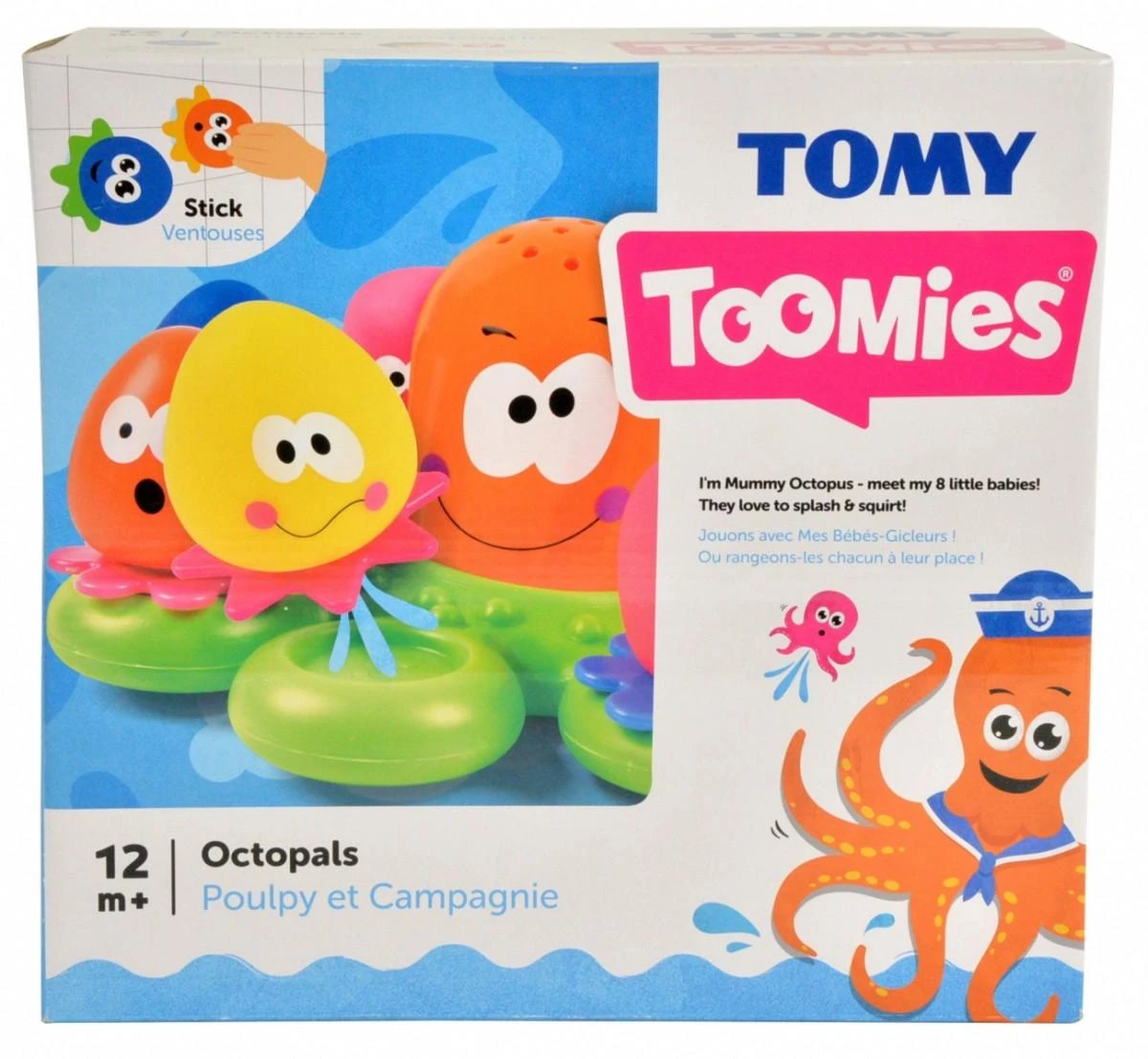TOMY vonios žaislas Aštuonkojų šeimynėlė, E2756
