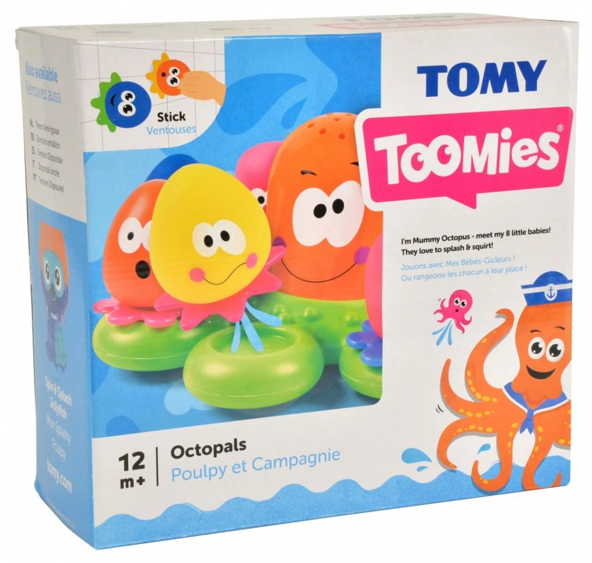 TOMY vonios žaislas Aštuonkojų šeimynėlė, E2756