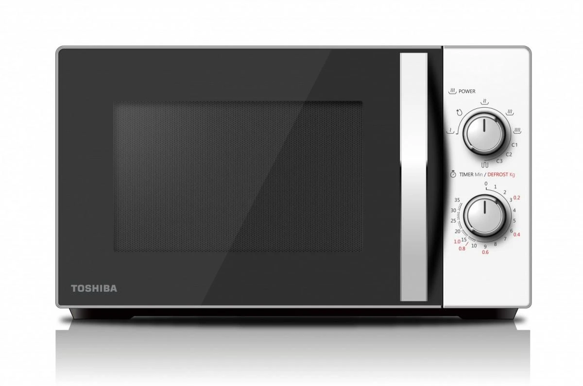 Toshiba MW-MG20P Stalviršis Kombinuota mikrobangų krosnelė 20 L 800 W Juoda, Balta