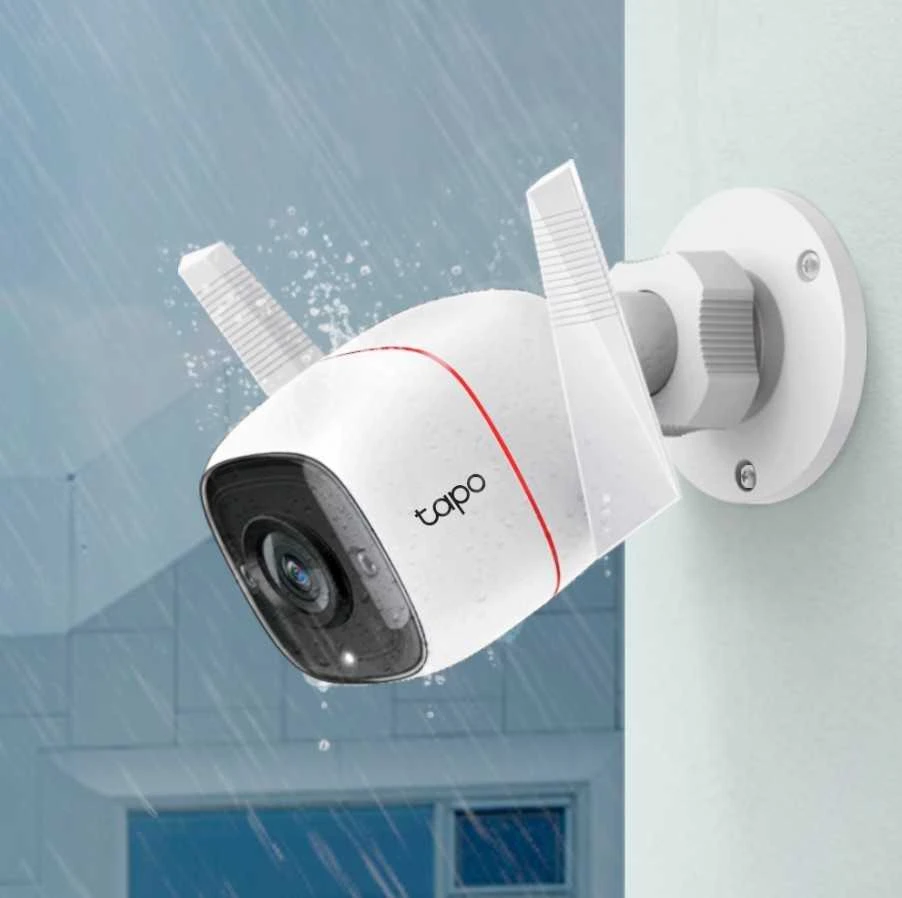 TP-LINK | Lauko apsaugos Wi-Fi kamera | TC65 | Kulka | 3 MP | 3,89 mm/F2,2 | H.264 | Micro SD, maks. 128 GB