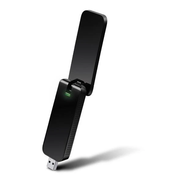 TP-Link Archer T4U Plus Wi-Fi adapteris su atlenkiama antena