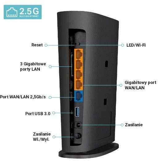 TP-Link Archer AX80, 8 srautų „Wi-Fi 6“ maršrutizatorius su 2,5G prievadu