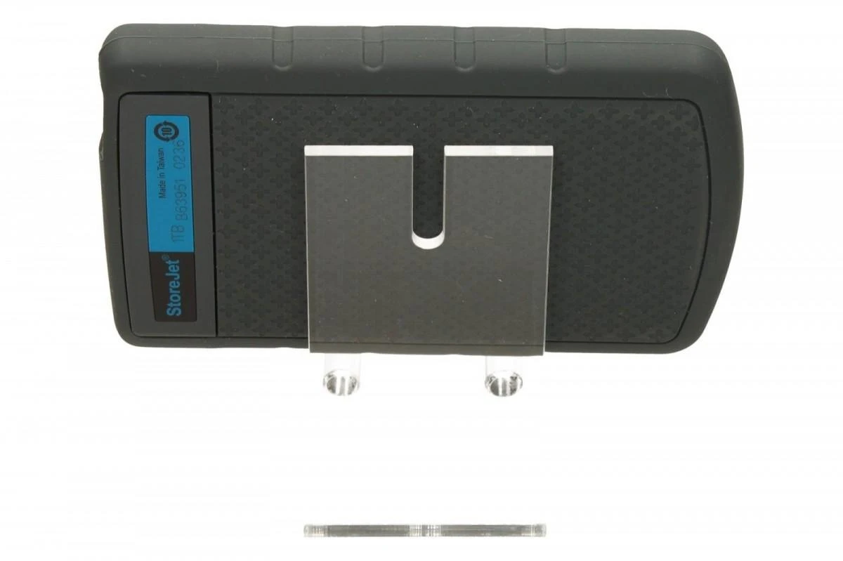 Išorinis kietasis diskas Transcend 25H3B 2.5'' 1TB USB3, Triguba smūgių slopinimo sistema