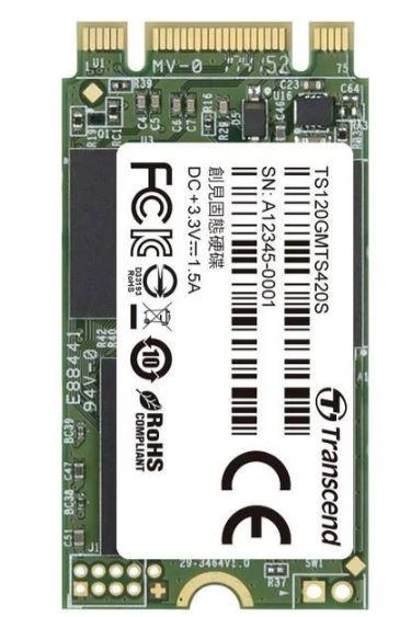 Transcend SSD 120GB, M.2 2242, SATA3, TLC, 560/500Mb/s